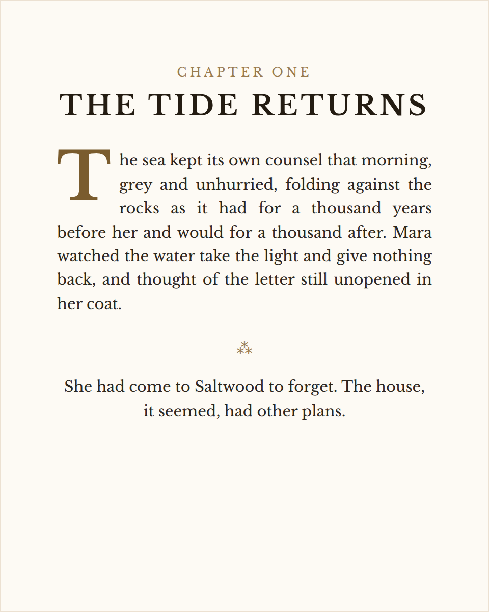 Chapter opener in the Baskerville theme, a classic wide-set serif layout with a bookish feel